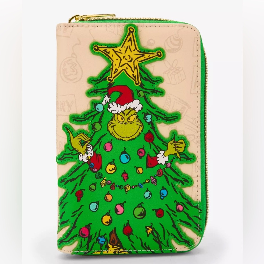 Loungefly Dr. Seuss How The Grinch Stole Christmas! Grinch Tree Wallet Hot Topic